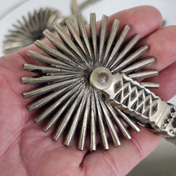 Chilean Cowboy Spurs Vintage Artisan Handmade Set Equestrian Riding Horse - Picture 12 of 16